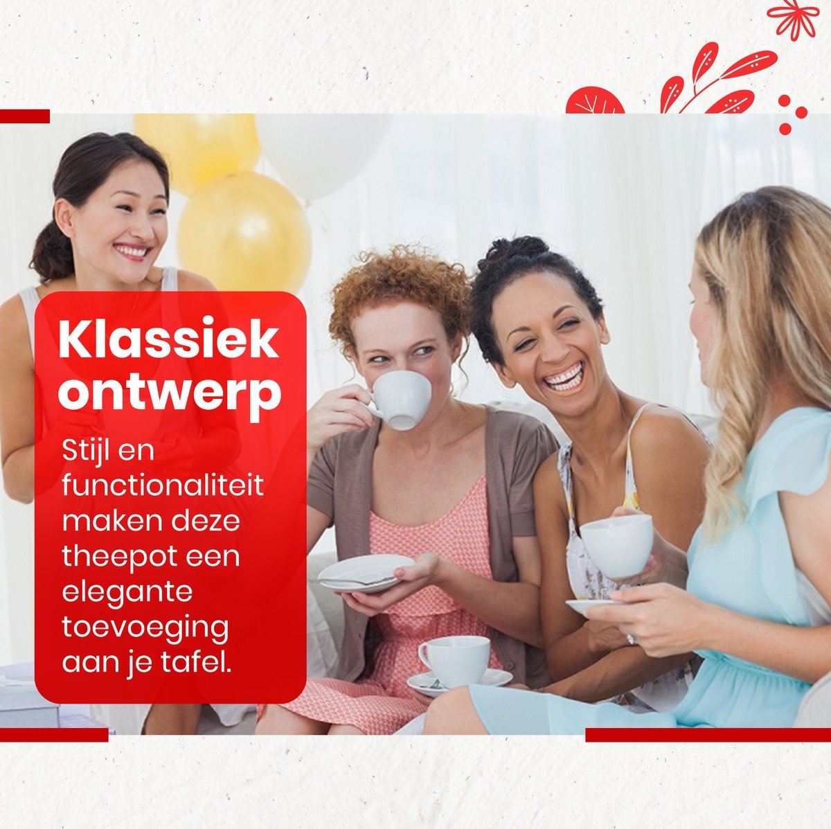 Procidi® Glazen Theepot met Filter - Theekan met Infuser - Dubbelwandig Borosilicaat Glas - Thee Thermoskan - Koffiekan 750 ML - Teapot - Procidi\